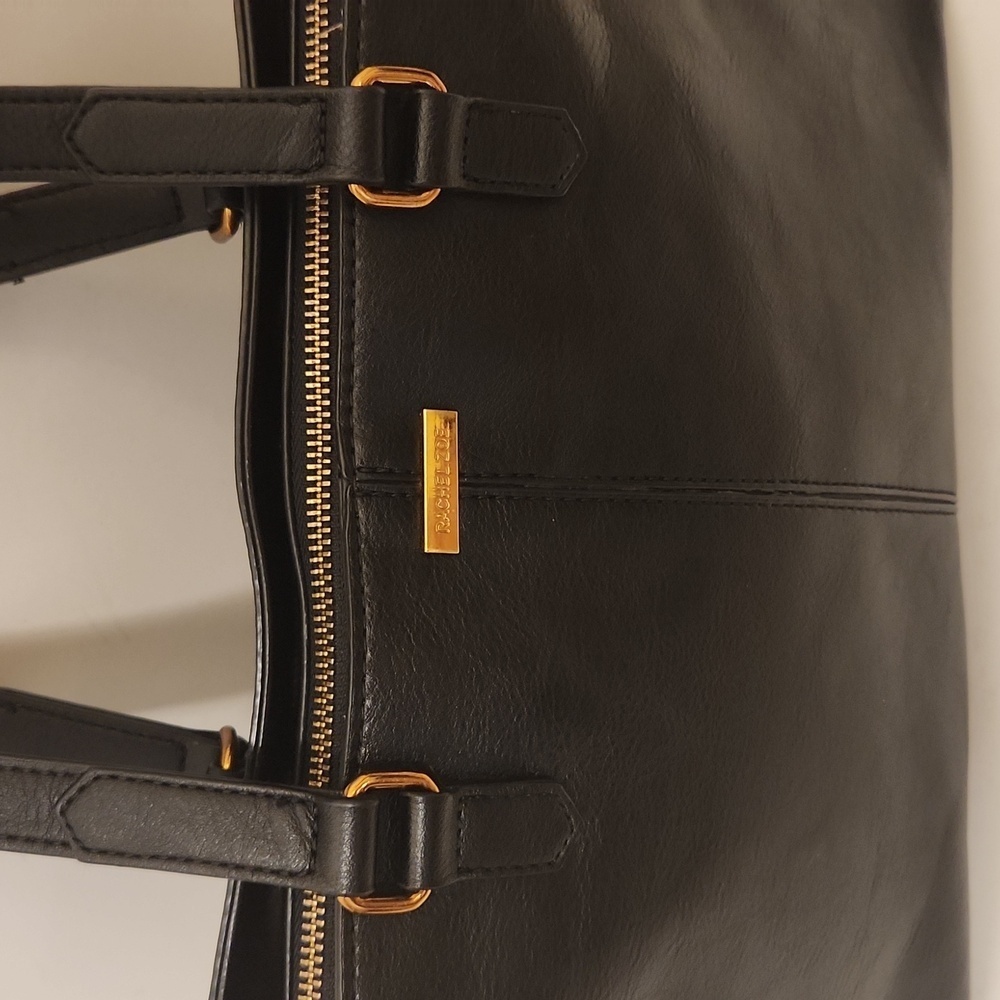 Rachel Zoe Women's Black Helsie Classic Vegan Satchel - Picture 3 of 13